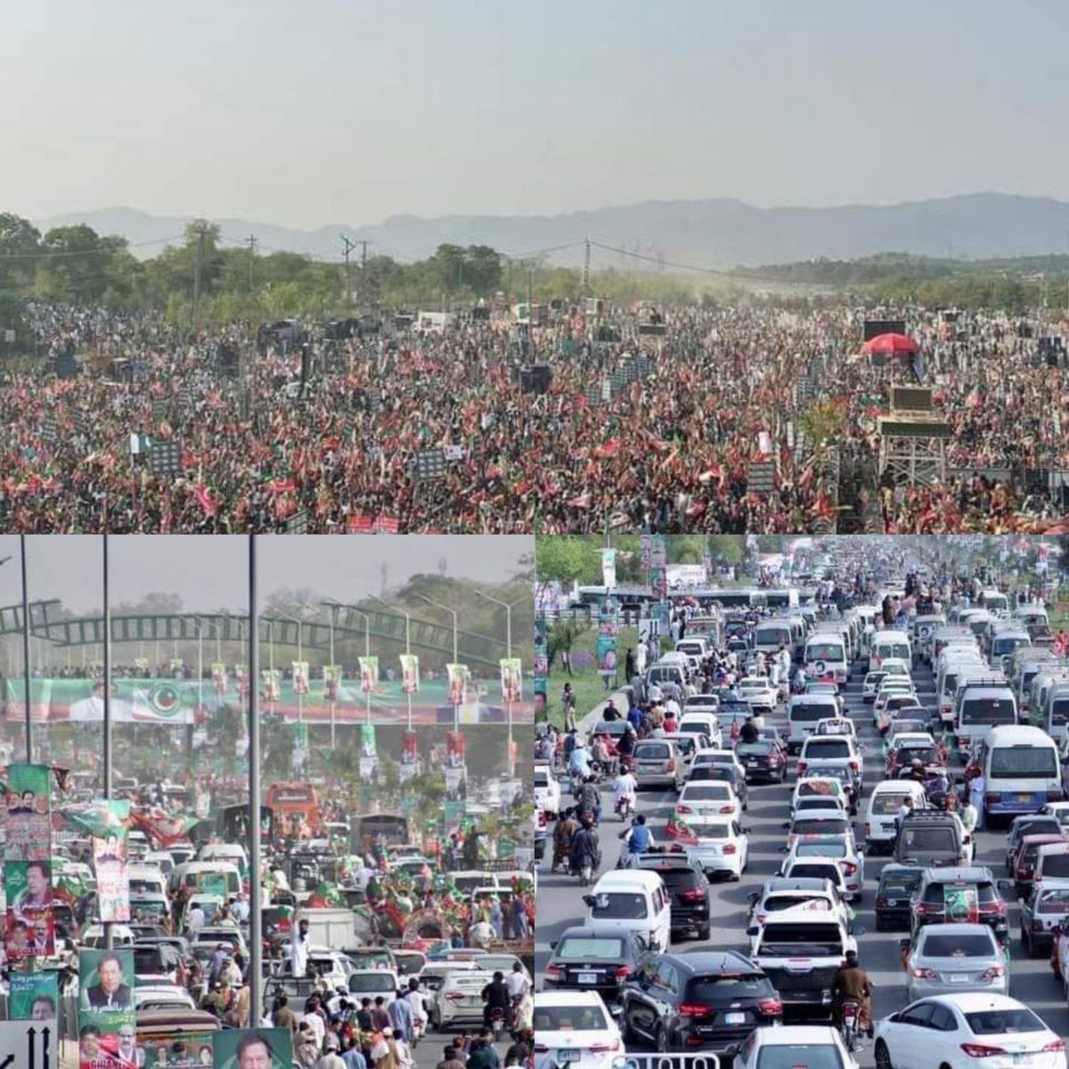 I_love_khan0's tweet photo. People, people, people.Everywhere!  #IamImranKhan https://t.co/srHAClMaXe
