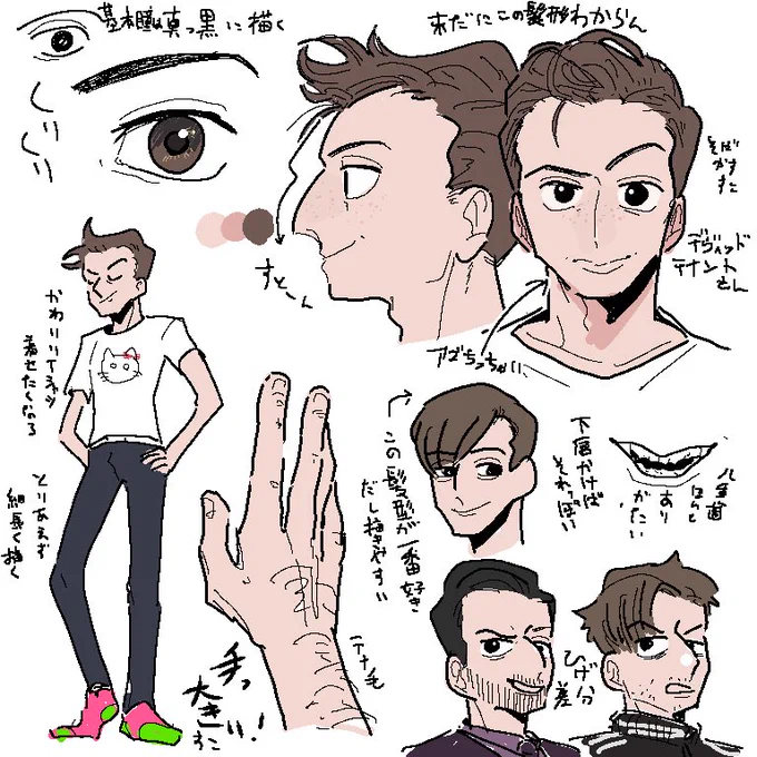 お二人描く時楽しいとこ🌼 
