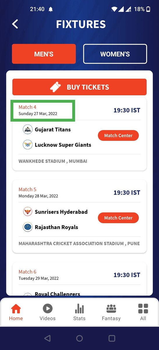 AmitKO84's tweet photo. @IPL any new rules that let you score in decimals? :) Your mobile app seems to think so. Also the match dates and time are wrong! You can do better than this :) https://t.co/2XXQT0LNCl