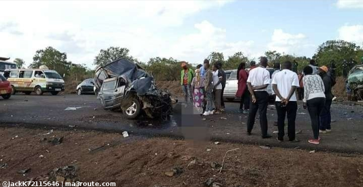 16:53 Thika- Mang'u Road.bad accident.Several feared dead.   via <a href="/JackK72115646/">Othaya Finest</a>
