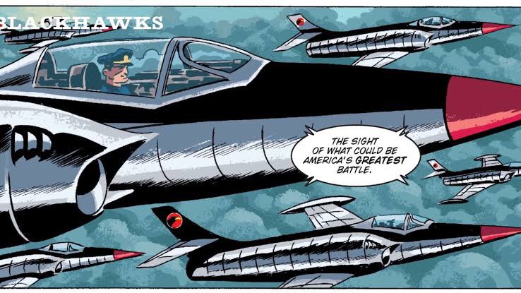 なんせ、あまりのカッコ良さに漫画「Blackhawk Squadron」の主役メカにも…! 