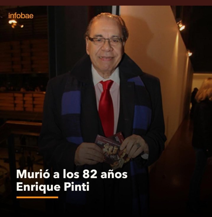 Otro Capo que se fue de viaje. Gracias por tantas risas. Q.E.P.D. Enrique querido !!!!
