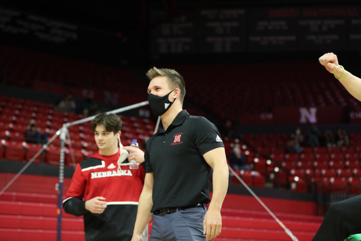 HuskerMGym's tweet photo. Huge shoutout to our amazing AT, @jacobluiken! Grateful for all he does for this team. 💪

#NATM2022 https://t.co/A6lzVyyXbs