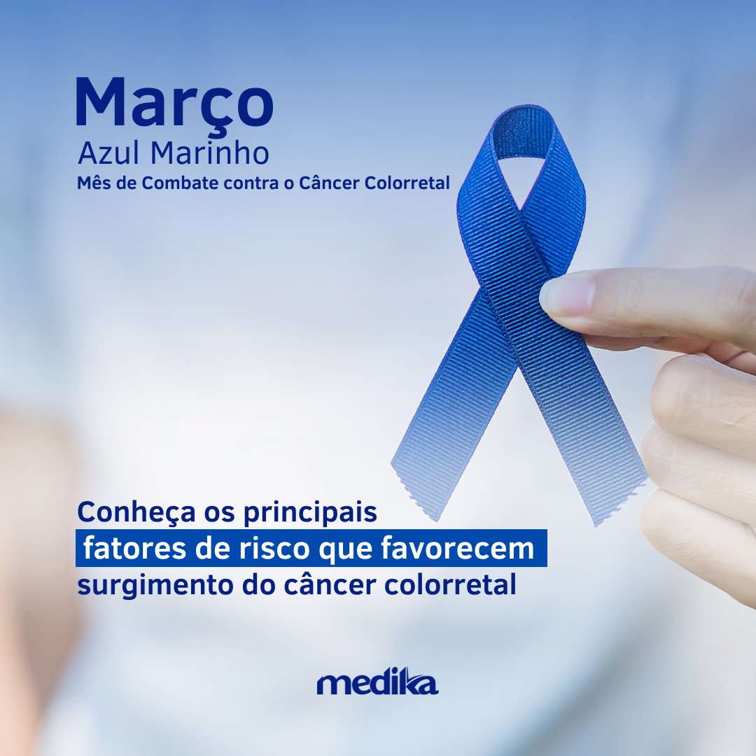 medikasaude's tweet photo. Principais fatores de risco que favorecem o surgimento do câncer colorretal:

Sedentarismo, Obesidade, excesso de alimentos gordurosos, defumados e industrializados, álcool em excesso, carne vermelha, Pouca ingestão de frutas, grão e legumes, Tabagismo.

#medika #cancercolorretal https://t.co/chY05o3Kcs