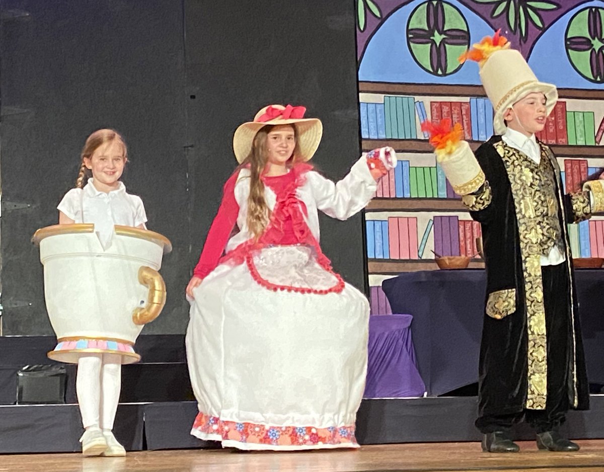 2022 PVE Musical, Beauty and the Beast Jr. was an incredible success thanks to the expert directing of Mr. Miller and Mrs. Hampton, two incredible casts of extremely talented children, and dozens of PVE parents! What a wonderful series of performances over the past three days! ❤️