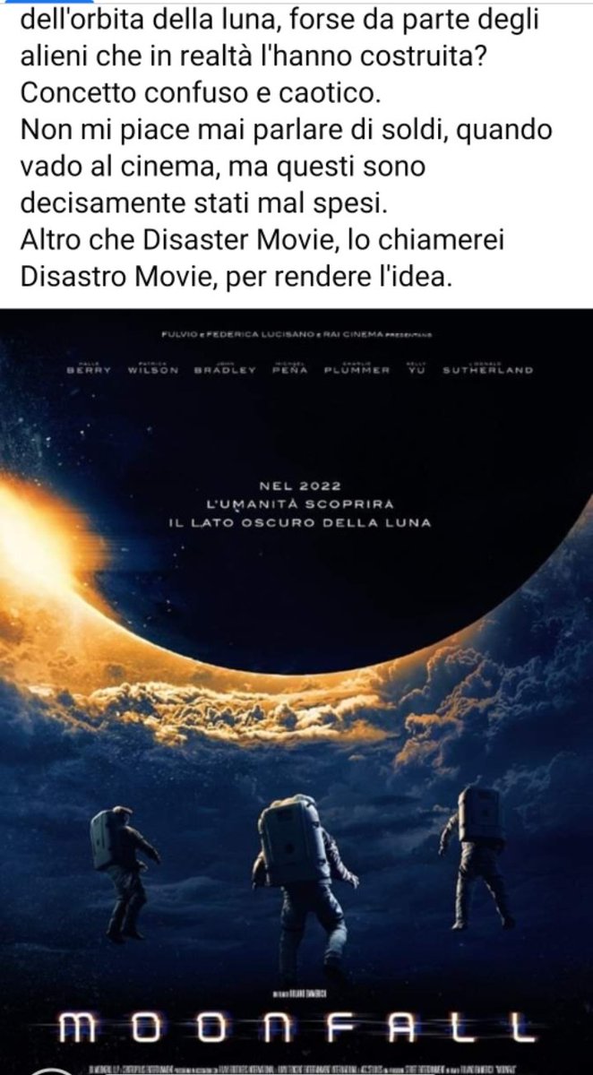 #cinema #film #love #amore #passione #rolandemmerich #MoonFall