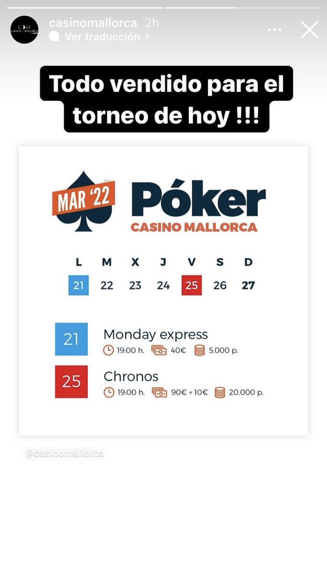 DonPau_'s tweet photo. Una vez más sin testimonio gráfico 😅, pero este pasado viernes compartimos, con otros 4 jugadores, el Chronos del @CasinoMallorca. Mucho nivel en la FT. https://t.co/nivk2b3v5V