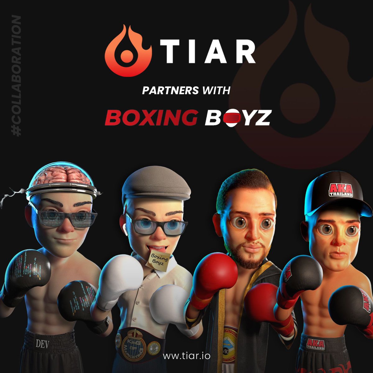 🔥TO CELEBRATE OUR PARTNERSHIP WITH TIAR🔥
🎉🎉🎉*BOXING BOYZ NFT GIVEAWAY*🎉🎉🎉

To Join:
Follow @TIARevolution and <a href="/boxing_boyz/">Boxing Boyz</a>
RT and ❤️
Tag 3 Friends
And reply who is your GOAT in Boxing!

48HRS

#TIARGiveaways