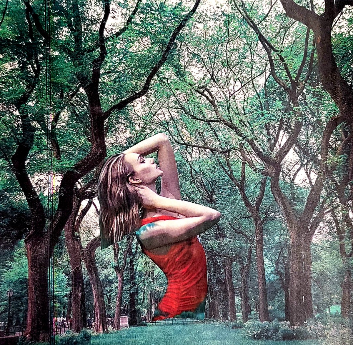 It's been a long time since I've greeted you. I'm too busy these days and I'm taking a leap forward for a new job. I'll show you a new work. I hope that many people will heal. This is a surrealistic collage. #SUPIC #함란애 #함란애작가 #초현실주의작품