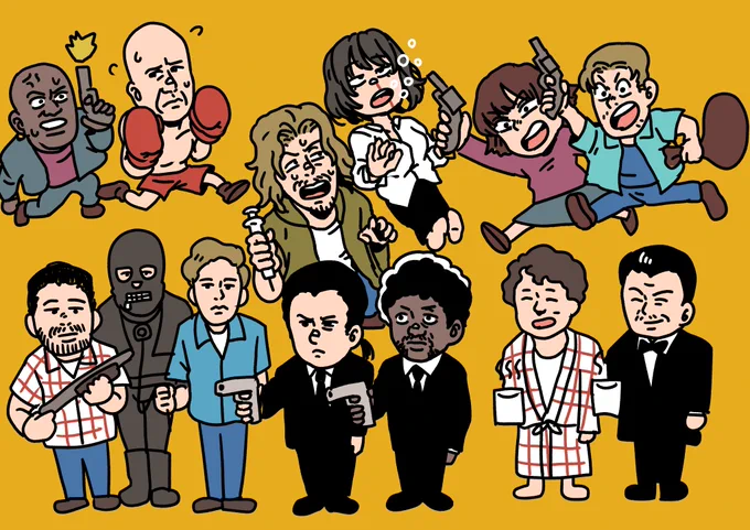 タランティーノ監督お誕生日おめでとう。好きな映画だらけ。 