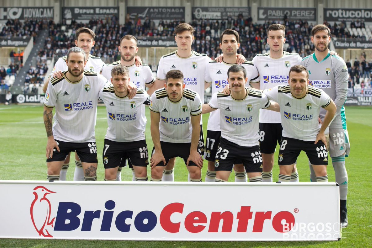El XI blanquinegro del #BurgosTenerife.

#SentimientoInfinito ♾