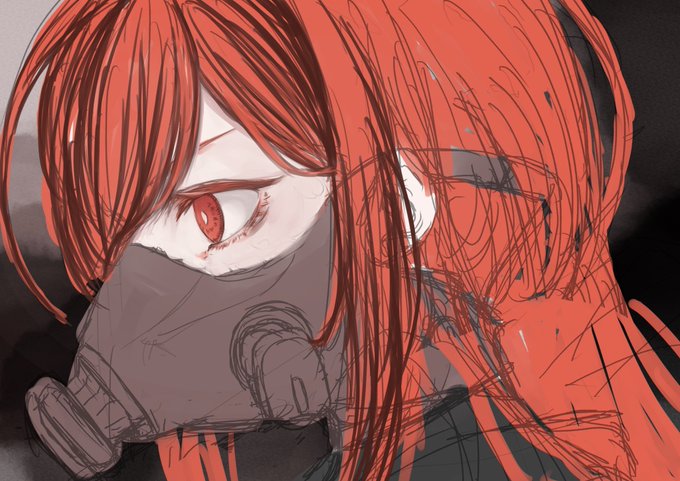 ここまで描いて飽きたー 