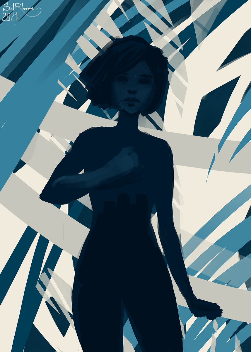 SolRhyne's tweet photo. Sketches in Blue №33&amp;34.
#Sketch #OriginalArt #Procreate https://t.co/b1Uk8pgczO