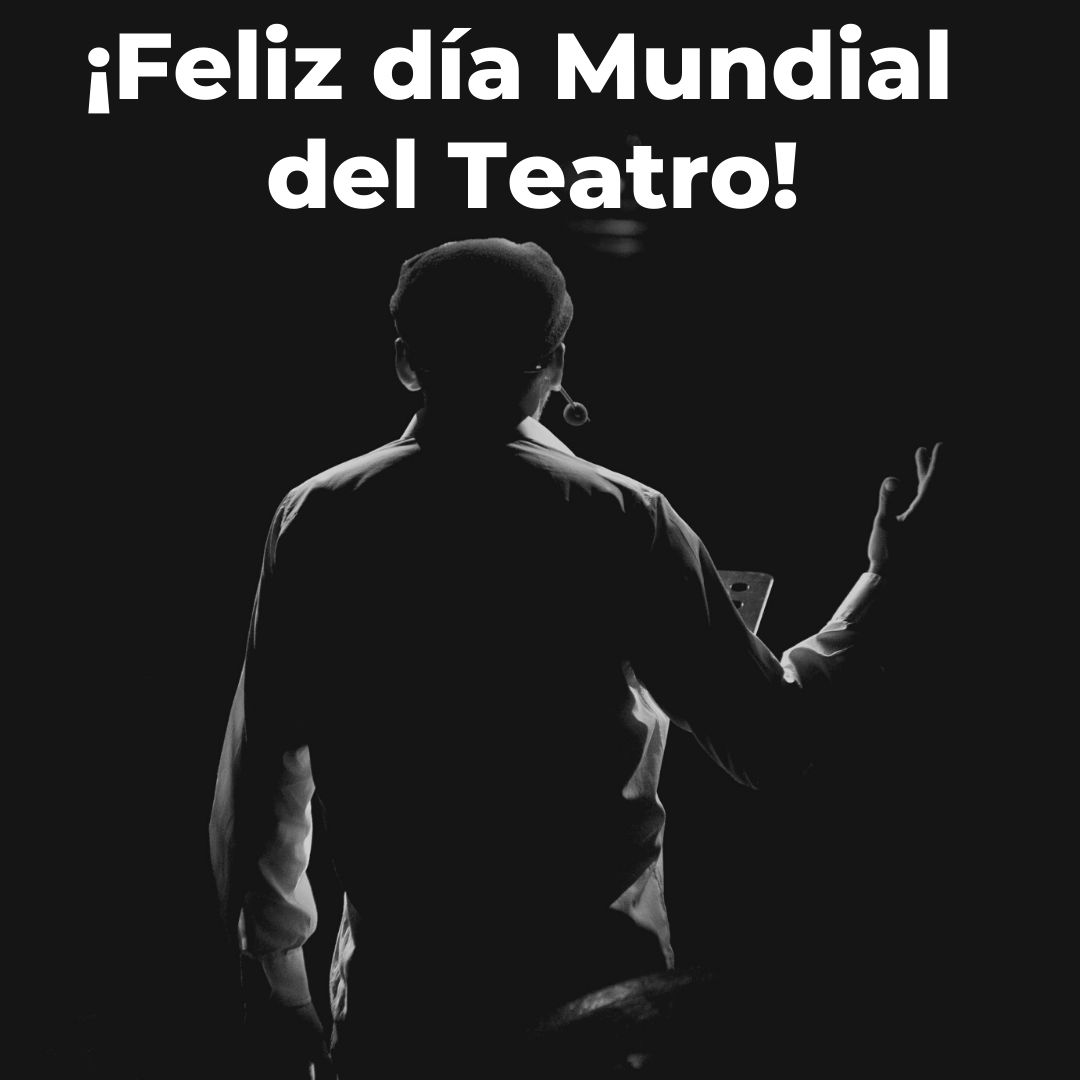 A los que hacen funciones para tres mil espectadores, a los que hacen funciones para tres, a los espectadores, a los escenógrafos, a los escritores, a los directores, a los acomodadores, Hasta a los que ponen la multa del ticket de la zona azul...

Feliz día Mundial del Teatro!💖