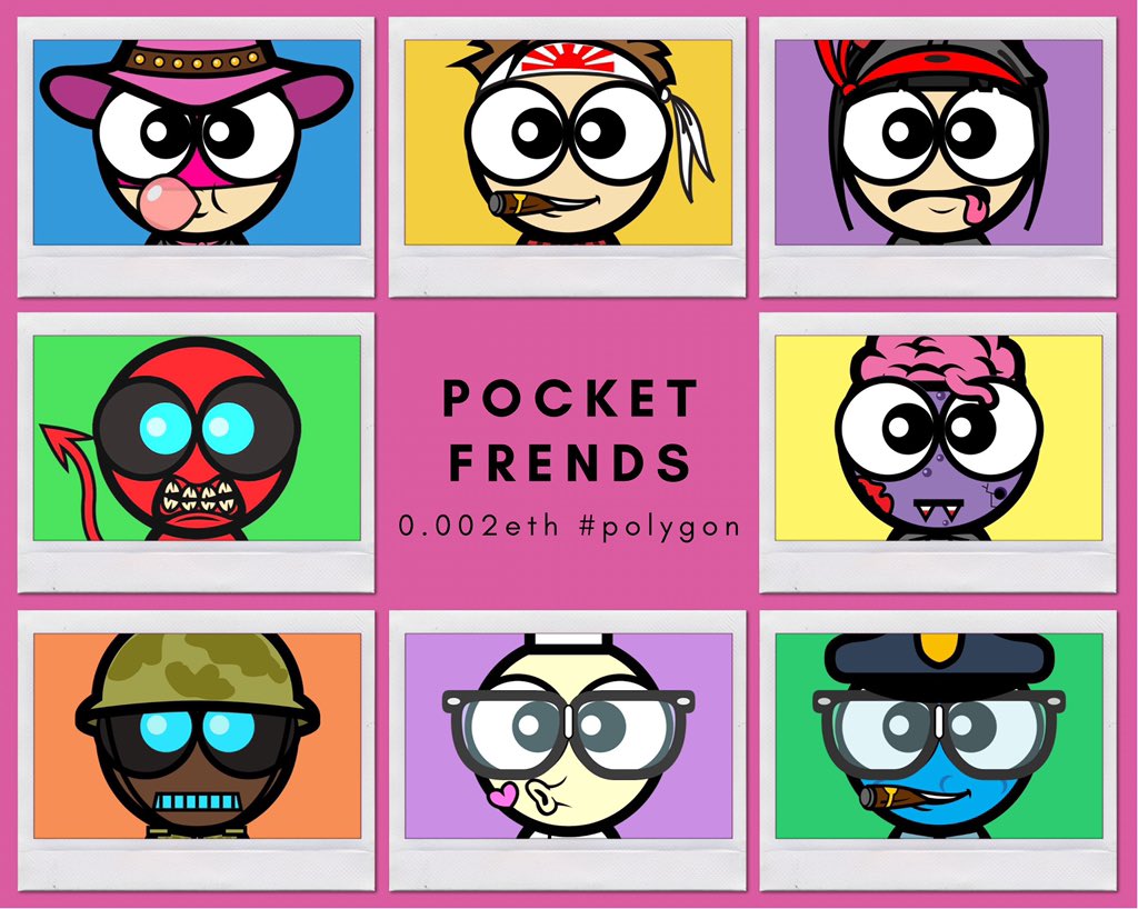 pocketfrends's tweet photo. 4 more followers until pocket frends reaches 100 🎉 

Retweet to be in with a chance at winning a rare frend 🥰

#NFTGiveaways #PolygonNFTs https://t.co/eaRSXOzYtx