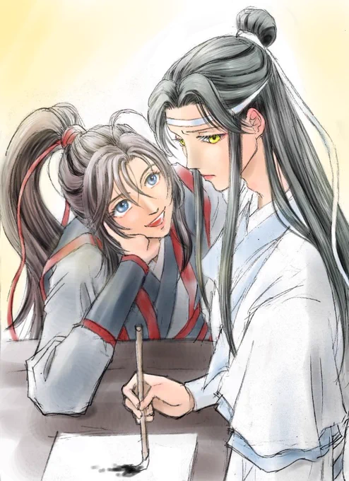 蔵書閣の少年たち
#魔道祖師 #mdzs
#忘羨#一日一忘羨 