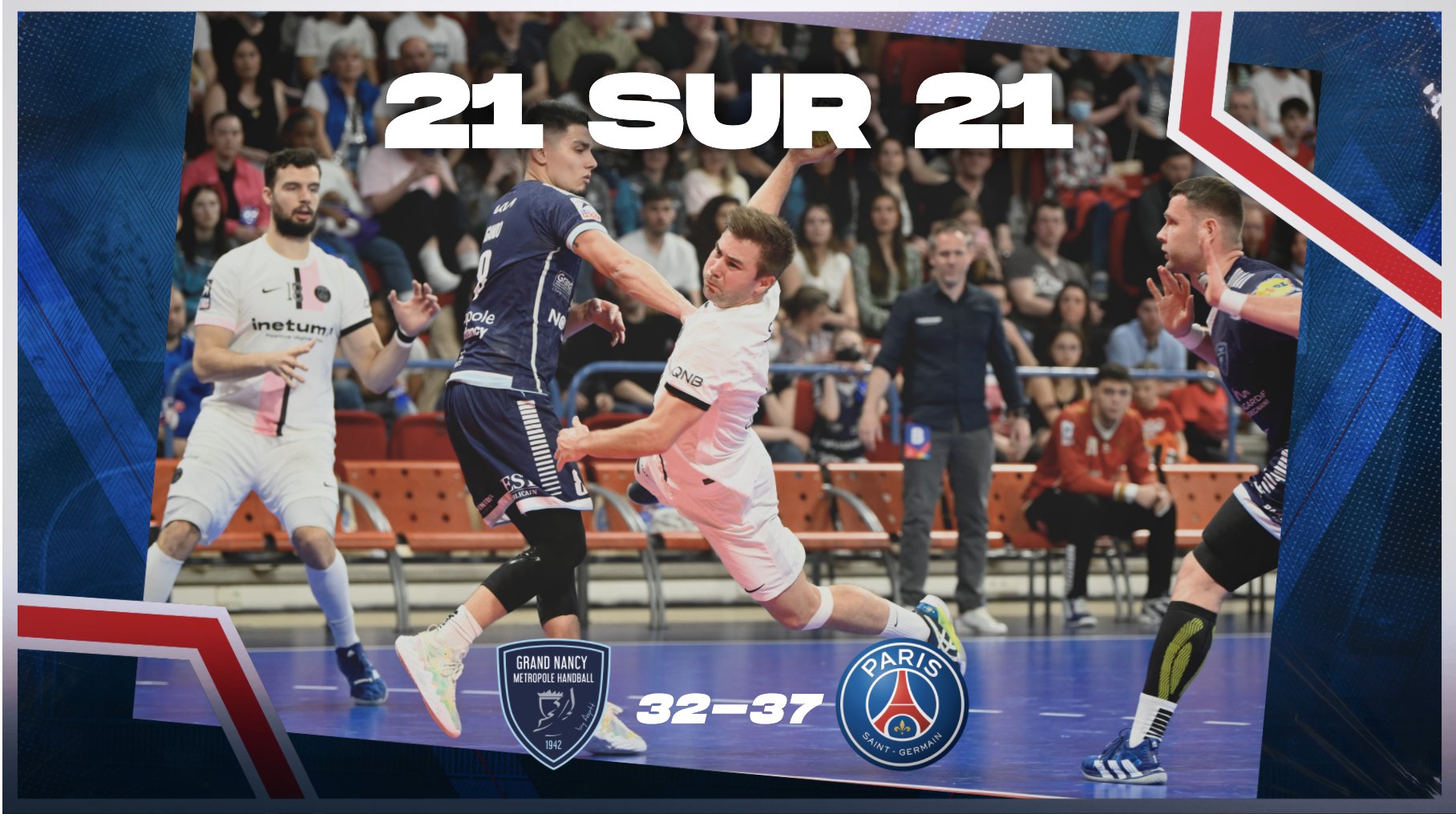 PSG Handball on Twitter "60’ C’est terminé ! Paris s’impose à Nancy