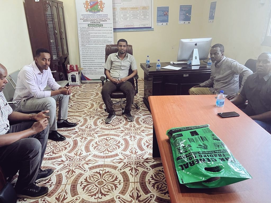 Today we made a courtesy visit to the office of the  DG Of The <a href="/moi_swss/">Ministry of Interior &LG-SWSS</a> Accompanied by Berdale District mayor And Southwest SDM consultant Mr Mukhtar Ali. Whereby we had an interesting discussion on The DDF Process That is going to start soon in Berdale District.