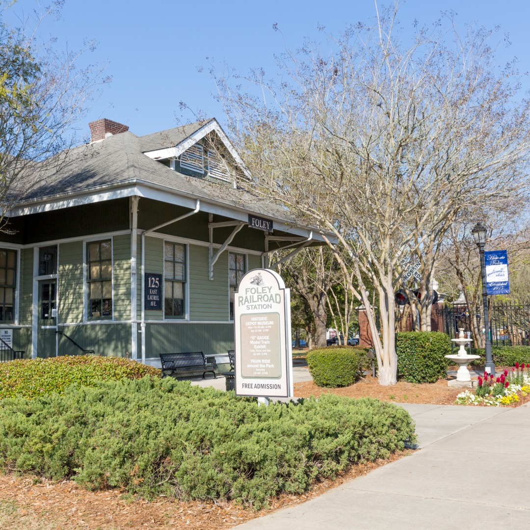 Visit the Foley Railroad Station! 

#alabamacoastalconnection #accbyway #scenicbyway #byway #explorealabama #travelalabama #gulfcoast #alabamacoast