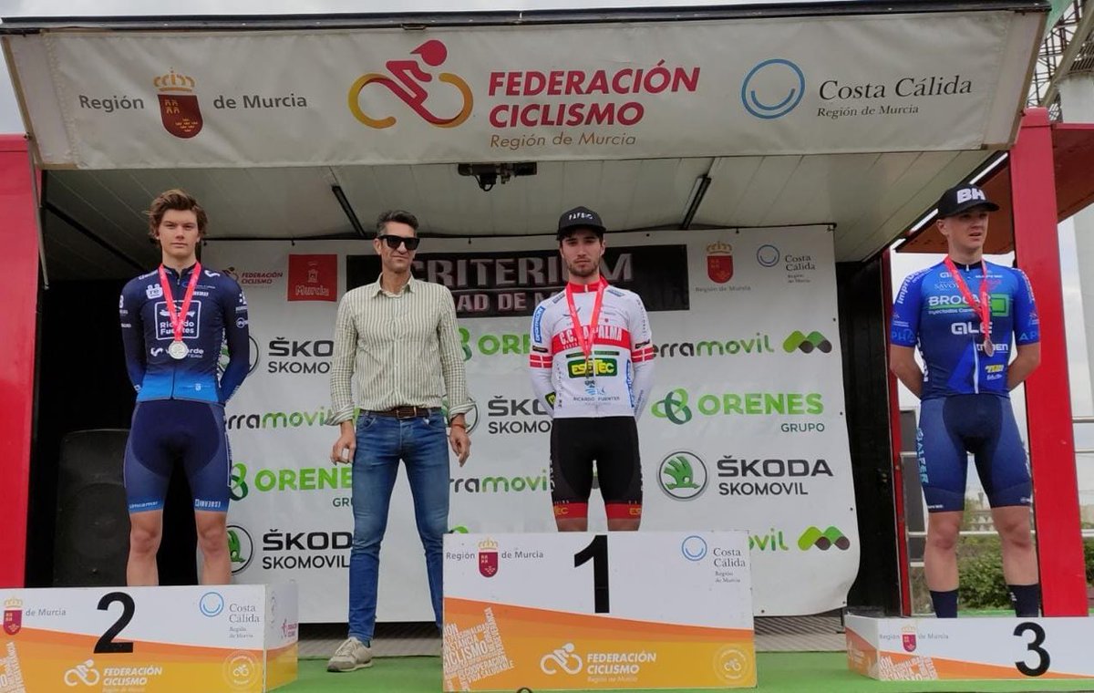 😎🥇 Gran mañana de ciclismo en el Criterium Ciudad de Murcia, dónde hemos sumado la primera victoria de la temporada de ruta: <a href="/villaverde_joel/">Joel Villaverde</a> fue el mejor entre los Sub23.