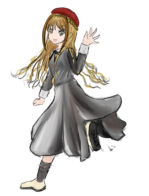 超絶美少女のラフができたところで寝よう🌗 