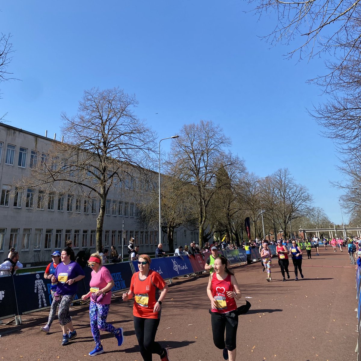 intercardiff's tweet photo. The #CardiffHalf ended on a high, with runners from all walks of life crossing the line as everyone cheered them on! #cardiff #Marathon #HalfMarathon https://t.co/28FJcWCr7x