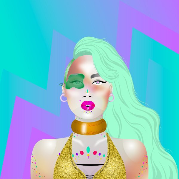 pinkcrab_'s tweet photo. Obsessed with my WOWG! @worldofwomennft #TheTimeisWoWG https://t.co/7ZzhWtNPRM
