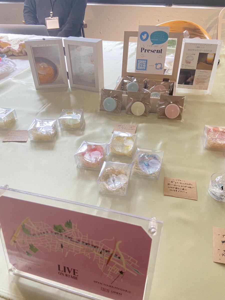 09hika24's tweet image. "溶けるお守り"販売終了しました🕯
2日間たくさんの方にお会いできて嬉しかったです！
またオフラインでお会いできることを楽しみにしてます😊

＃hellopopup
＃popap
＃LiveonStage
＃人生の主人公はいつだってわたし