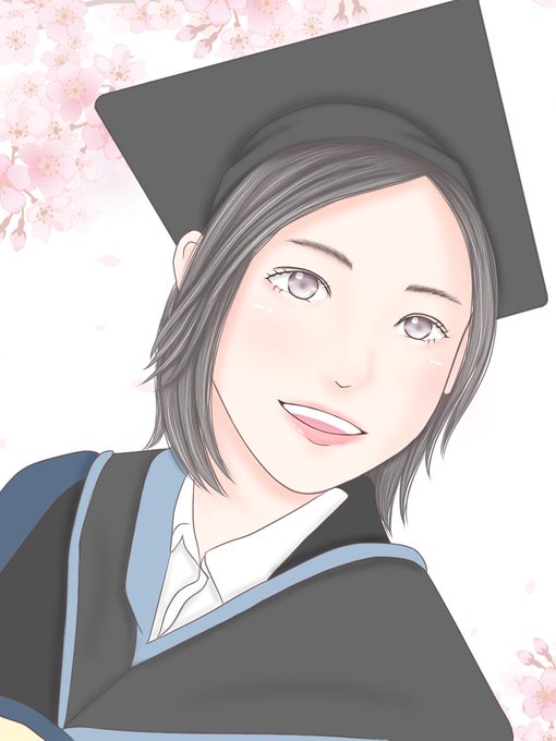 大学卒業おめでとうのtwitterイラスト検索結果