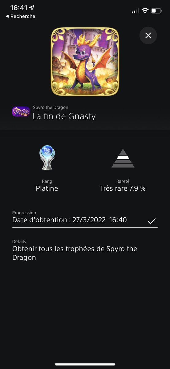 StaminaDay's tweet photo. Le premier épisode ? #PLATINE ce qui fait mon 25eme 🔥
#Gnasty #Spyro #PlayStation #TrophyHunting #Trophy #Trophyhunter https://t.co/TCUwRheuBI