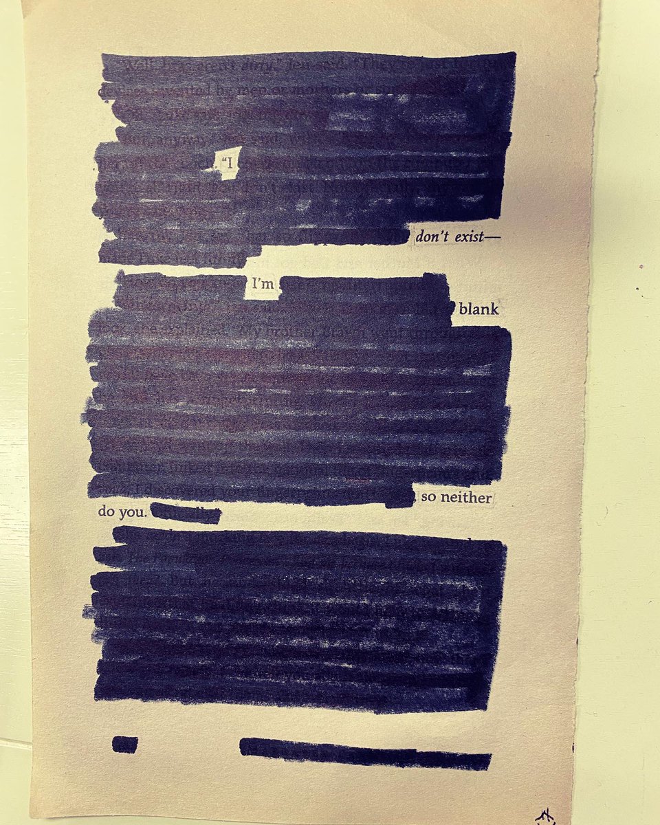 _MissO16's tweet photo. Check out how our seventh graders celebrated the end of the marking period! So impressed! #goWO #PantherPride #ReadySetGoWO #teacher #middleschool #creative #poetry #blackoutpoetry https://t.co/MvviynkHkL
