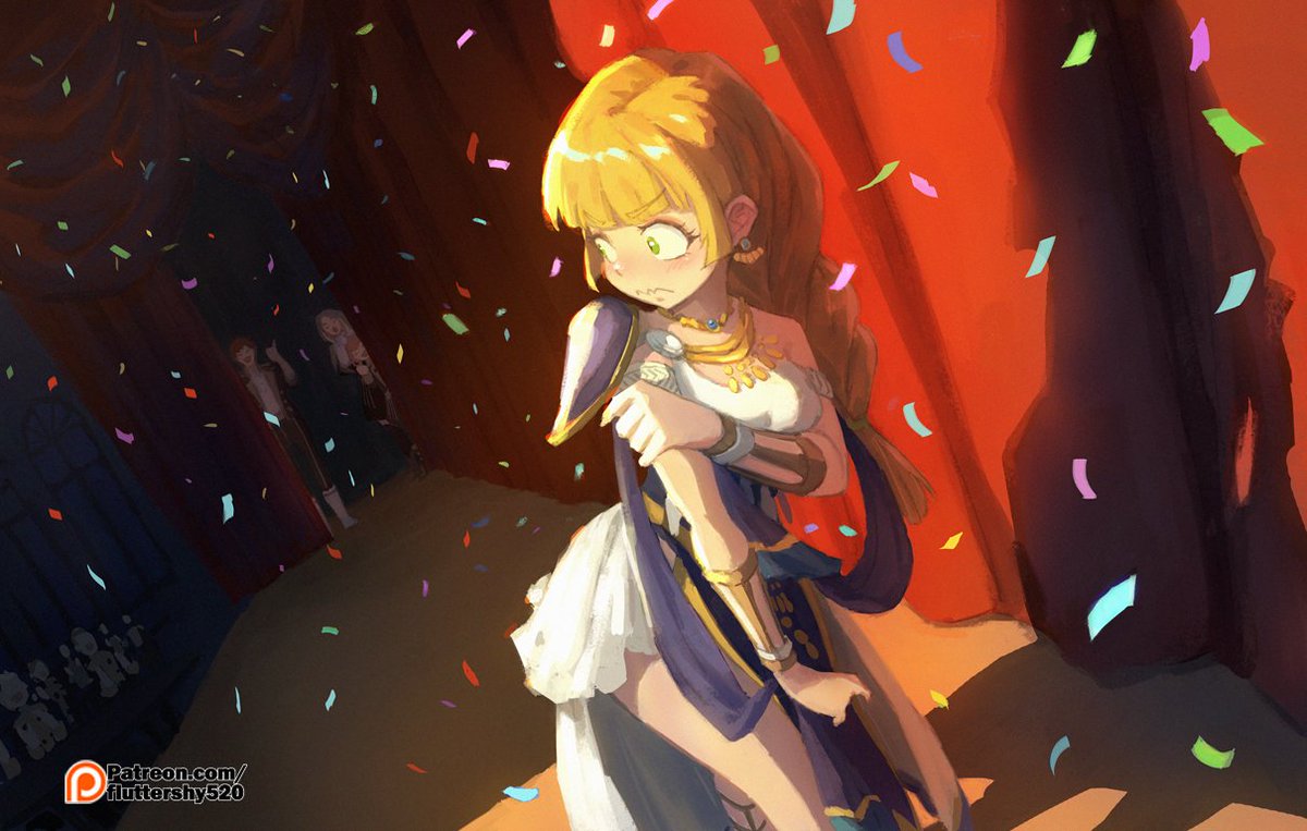 イングリット=ブランドル=ガラテア 「It's your turn, Ingrid,
don't be shy and」|Green Littleのイラスト