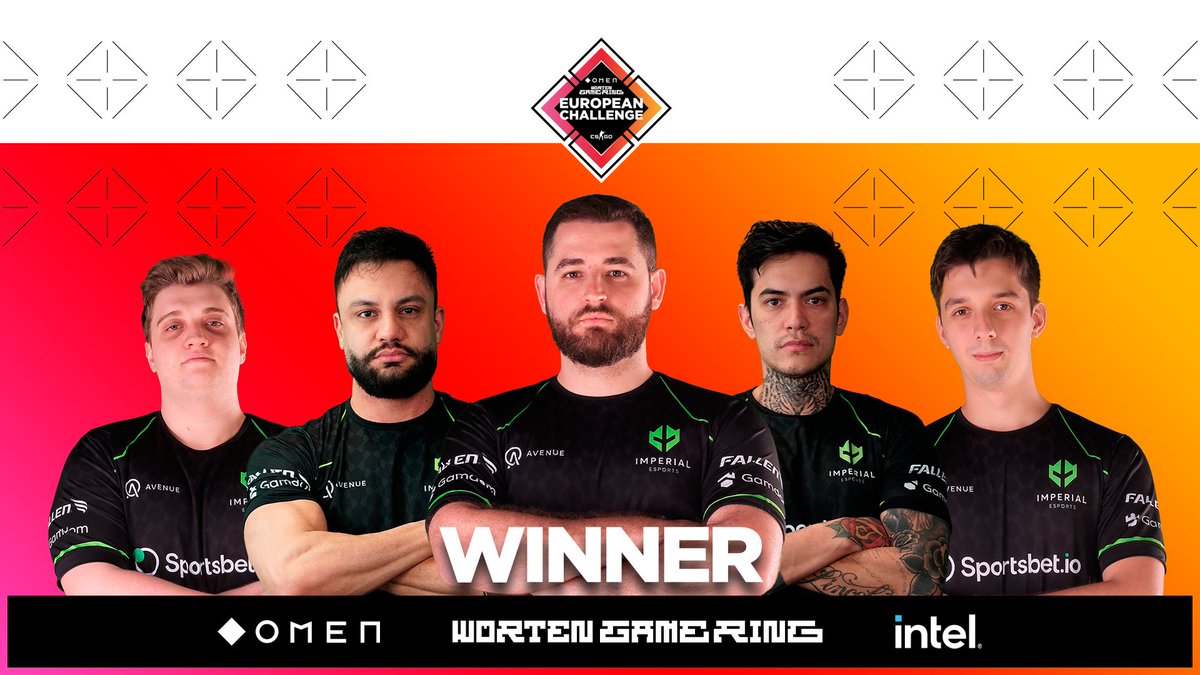 🏆𝙏𝙃𝙀 𝙂𝙍𝙀𝘼𝙏 𝘾𝙃𝘼𝙈𝙋𝙄𝙊𝙉𝙎 𝙊𝙁 <a href="/OMENbyHP/">OMEN</a> <a href="/WortenGameRing_/">Worten Game Ring</a> 𝙀𝙐𝙍𝙊𝙋𝙀𝘼𝙉 𝘾𝙃𝘼𝙇𝙇𝙀𝙉𝙂𝙀🏆

Congratulations to the <a href="/imperialesports/">Gamdom Imperial</a> who managed to win 2-0 in the final and become champions!

Parabéns <a href="/imperialesports/">Gamdom Imperial</a>, Parabéns Brasil! 🇧🇷🏆🥳