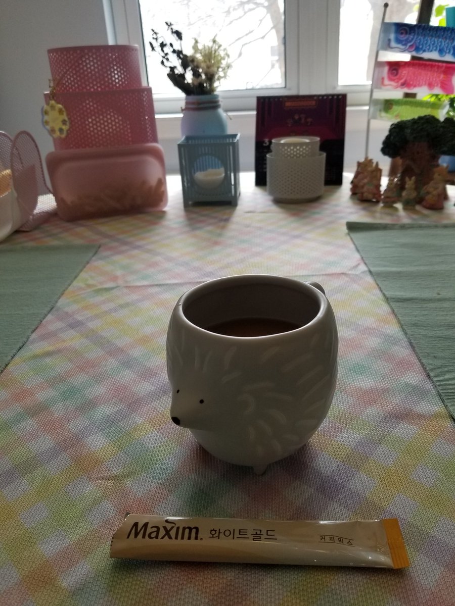 Sunday morning coffee is a vibe ☕