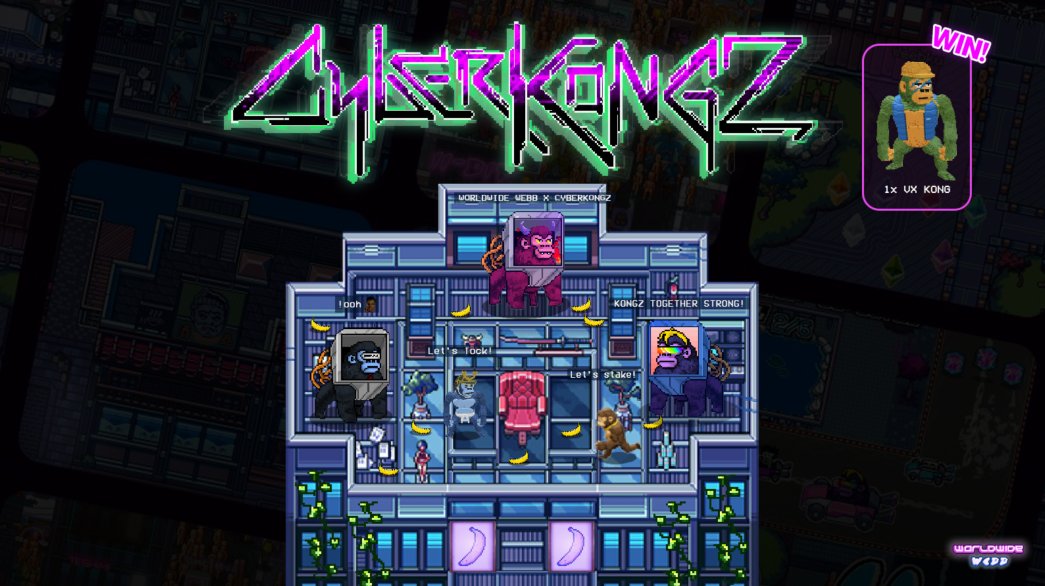 Soulbound (@soulbound) on Twitter photo Win 1x VX CyberKong
Engage with this post & follow <a href="/CyberKongz/">CyberKongz</a> + @Worldwide_WEB3
CyberKongz have acquired a penthouse in Worldwide Webb. Stay tuned for minigames, parties, spaces & more thanks to the upcoming apartment multiplayer & audio functionalities🦍🌐
!ooh Win 1x VX CyberKong
Engage with this post & follow <a href="/CyberKongz/">CyberKongz</a> + @Worldwide_WEB3
CyberKongz have acquired a penthouse in Worldwide Webb. Stay tuned for minigames, parties, spaces & more thanks to the upcoming apartment multiplayer & audio functionalities🦍🌐
!ooh