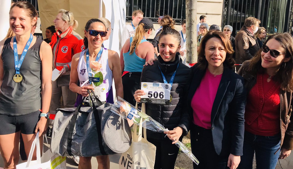 Un grand bravo à Alice MENDES, Marlène GILLET et Aïcha OUDGHIRI, les trois gagnantes de la 17e édition des 10 km du Neuf, une course solidaire organisée conjointement par la <a href="/Mairie9Paris/">Mairie du 9e Paris</a> et le <a href="/lionsparis9run/">10km du Neuf Lions Paris 9 Run</a> ce dimanche dans les rues de #Paris9. cc <a href="/dburkli/">Delphine Bürkli</a> <a href="/aguillem1/">Adeline Guillemain</a>