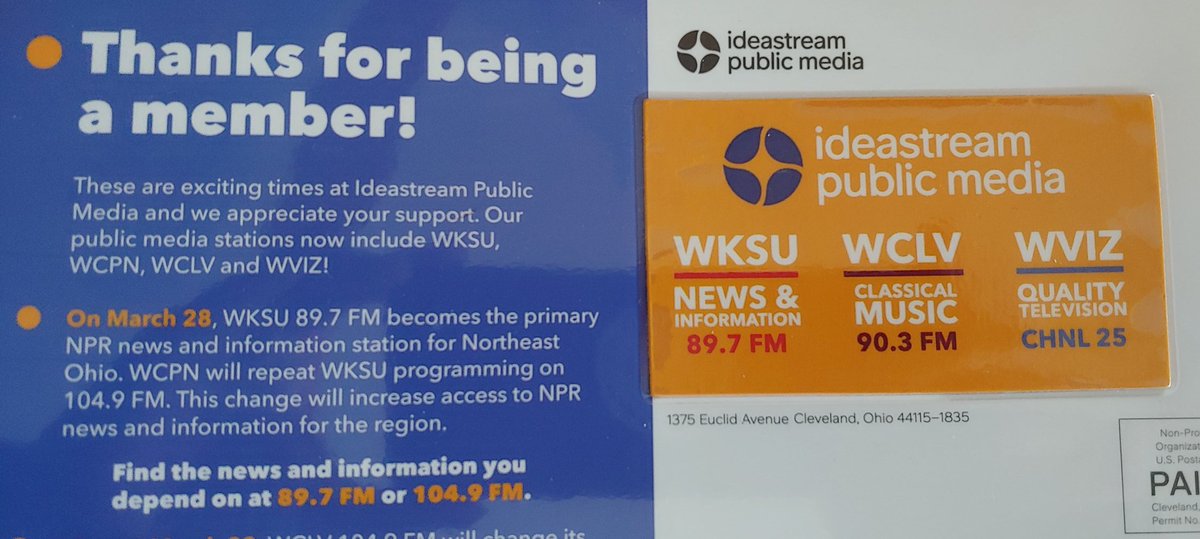 So many reminders on air, on social media and in my mailbox about the @WCPN move to <a href="/WKSU/">WKSU</a> but I still fully expect to forget and tune into 90.3 tomorrow morning.