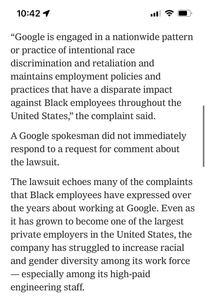 AssuredforUs's tweet photo. @AprilCurley wants you to know what it’s like to be Black at Google. It can’t be good if a Black recruiter is suing. https://t.co/OExsHqJI9O