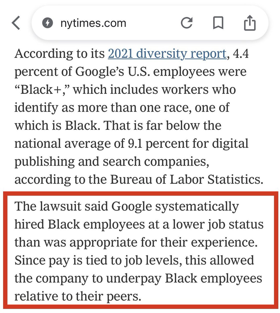 AssuredforUs's tweet photo. @AprilCurley wants you to know what it’s like to be Black at Google. It can’t be good if a Black recruiter is suing. https://t.co/OExsHqJI9O