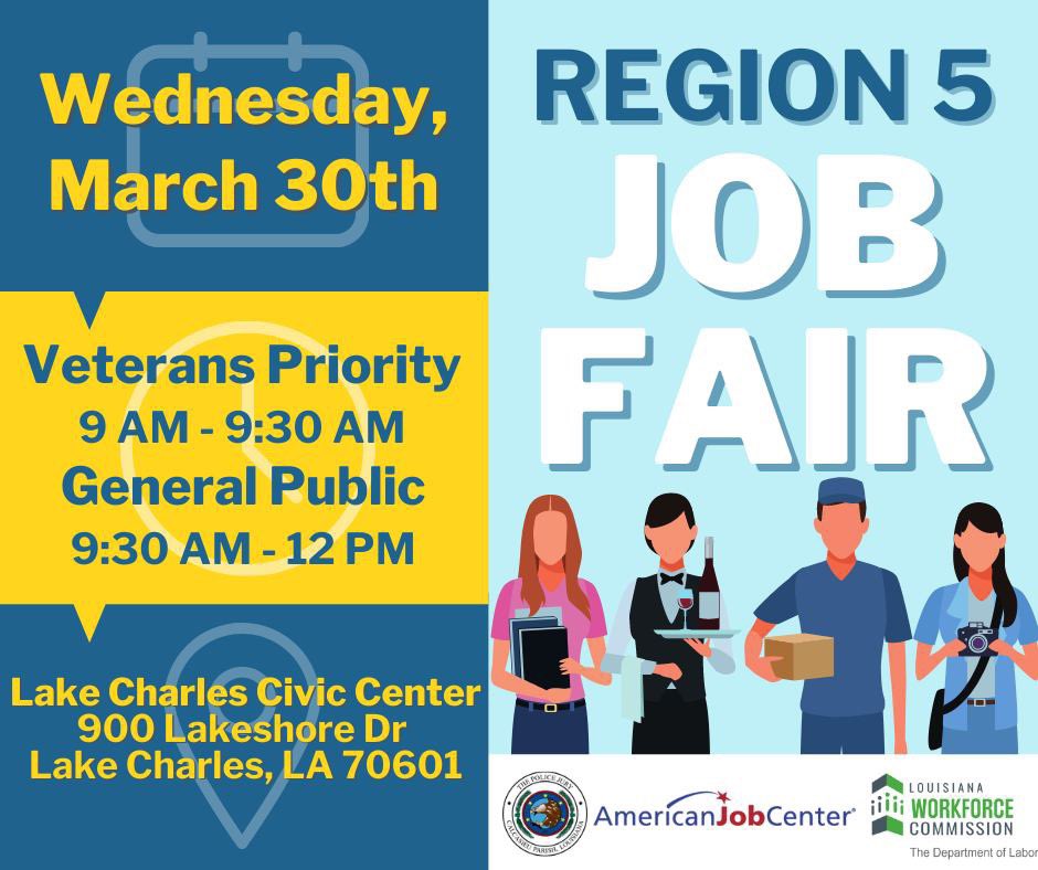City of DeRidder on Twitter "The American Job Center encourages all