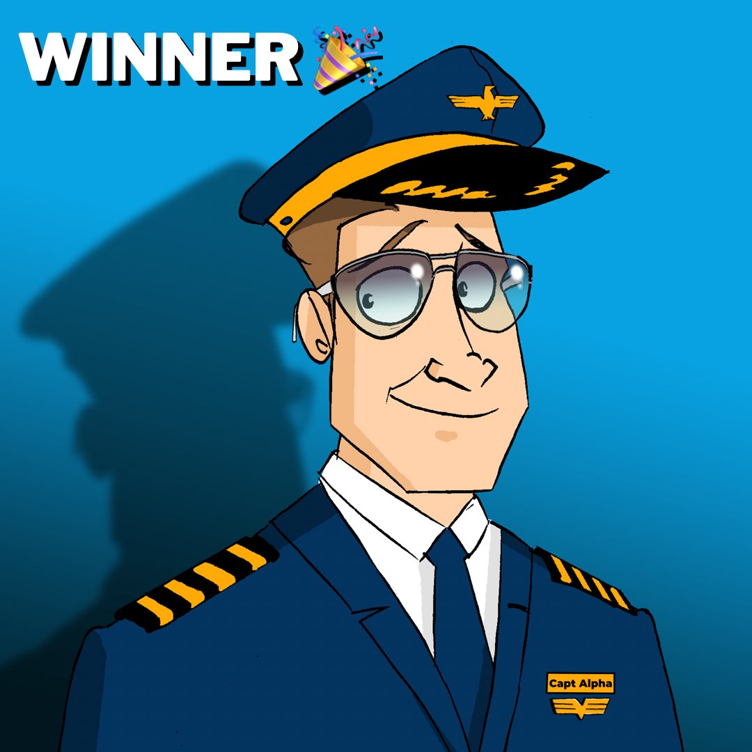 TheCryptoPilots's tweet photo. We have a WINNER🎉

CONGRATULATIONS @bryanroseveare!
You are now the proud owner of Captain Alpha, and the first community member to hold 2 CryptoPilots, well done!

Thank you to all who participated in this competition!

#thecryptopilots #captainalpha #nftgiveaway https://t.co/z8RmO2ihez