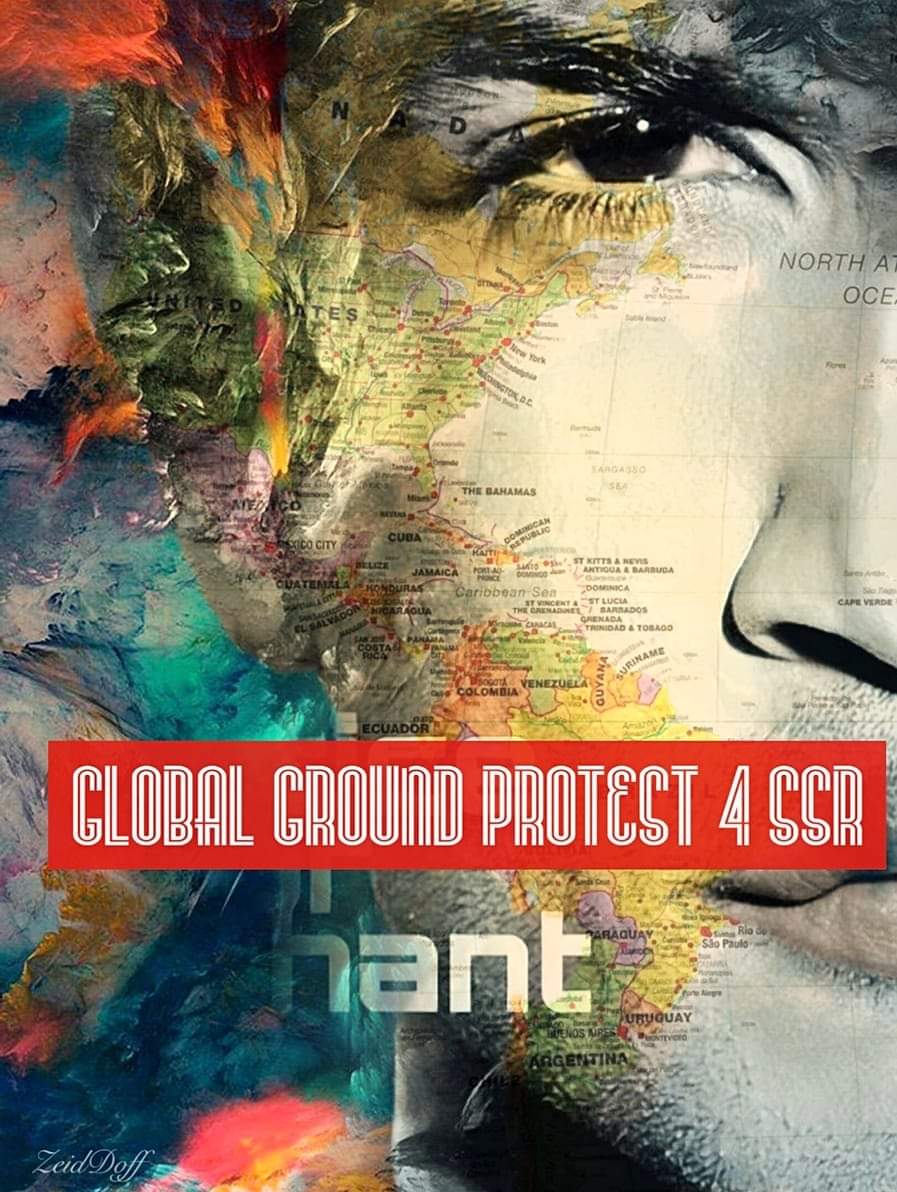 Zeba4Sushant's tweet photo. 'Justice For Sushant Singh Rajput' will happen for sure..We r SSR k SSRians and No one can Stop us❗❗

-  Global Ground Protest 4 SSR  🔥 https://t.co/Dg9Yjnx1zV
