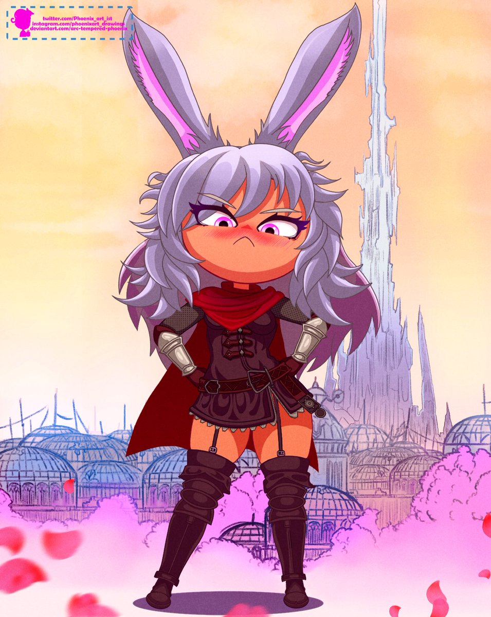 Lyna Ankhazone Shadowbringers Fan Art . (Ok it meant to be finish a long  time. Though I got sick things happened etc and it delayed. Since I started  this week with a