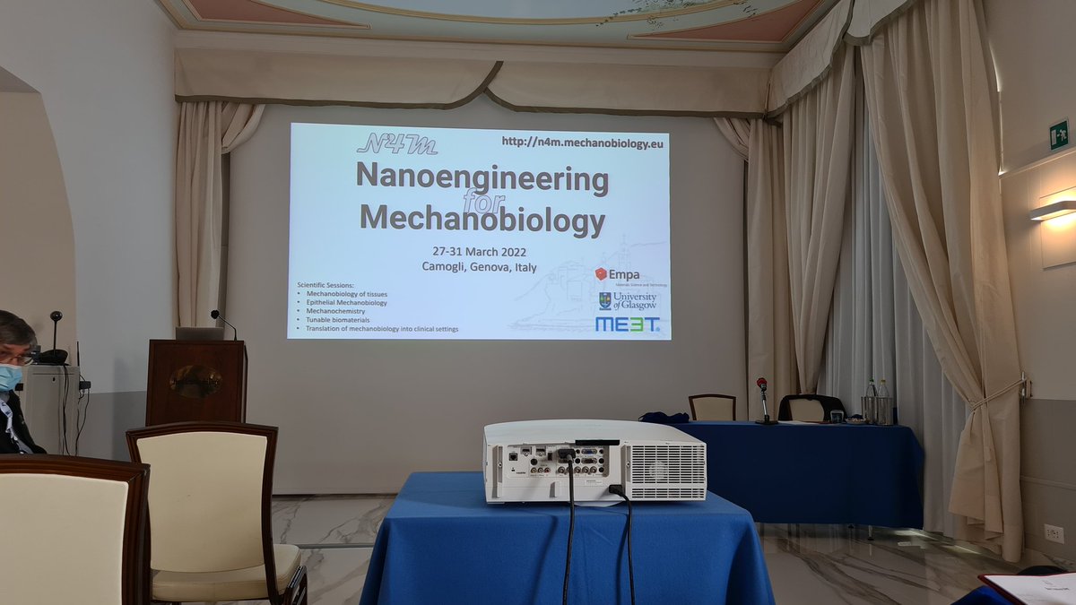 Gcordovas's tweet image. The Nanoengineering for Mechanobiology meeting is about to start. Looking forward for all the exciting talks! #N4M