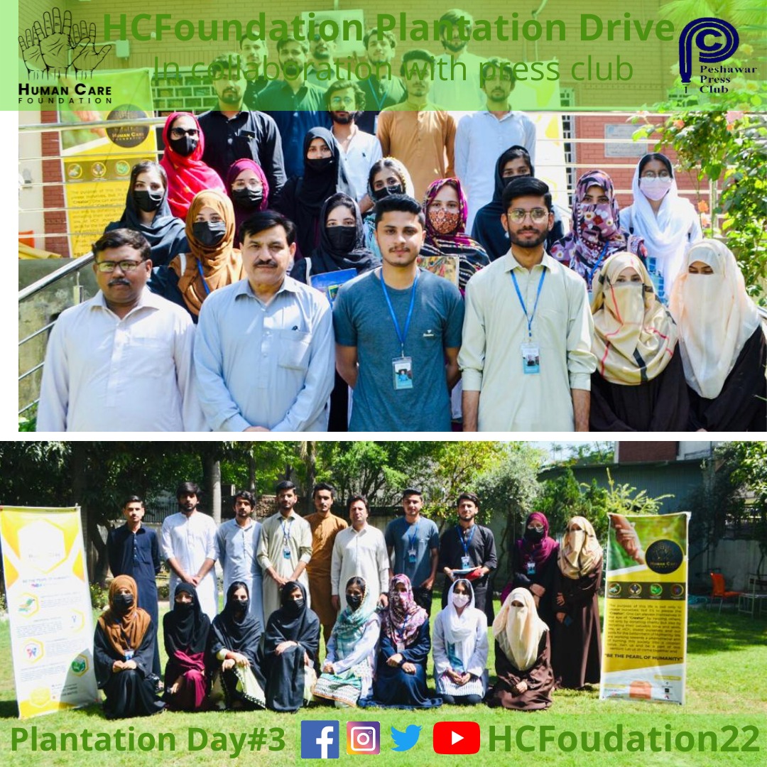 HCFoundation22's tweet photo. "He who plants a tree, plants a hope"
The human care foundation collaborated with the press club Peshawar for the plantation drive on 25th march 2022 and planted plants in Peshawar.
#hcf
#hcpeshawar
#pearlsofhumanity
#planation https://t.co/YUUySOvpkB