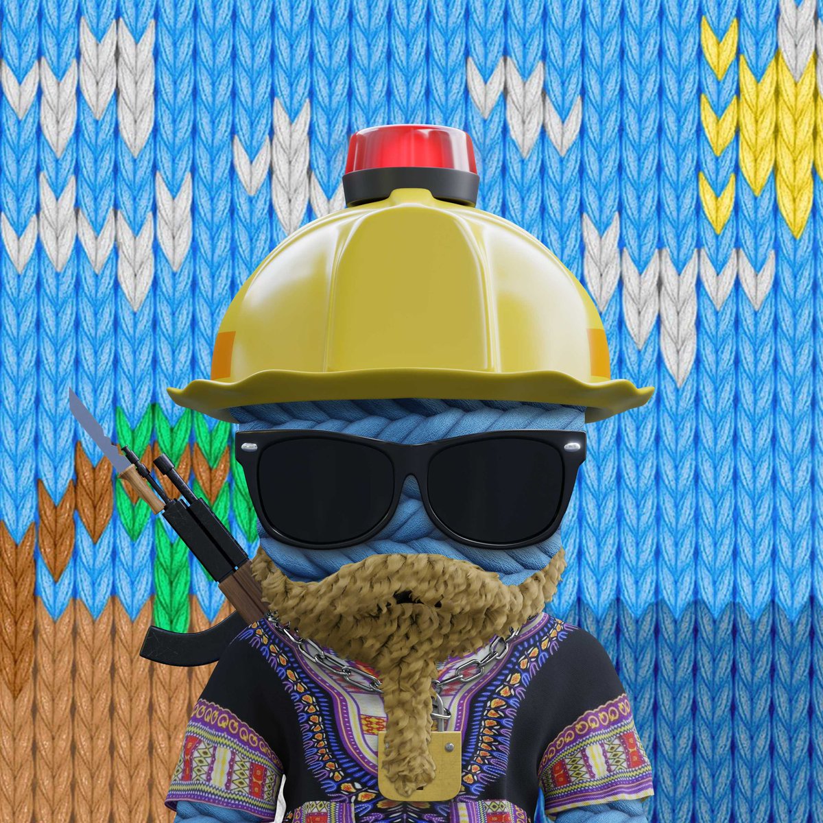 GloryToGodFirst's tweet photo. These are SO detailed! I went and picked up rank 480 👀 look at my drip! Versace 😎  #getknfty #knftyworld #CNFTs #CNFTCommunity #ADA https://t.co/kL5ZtITcsF