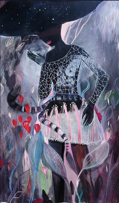WomensArtForAll's tweet photo. Leila #Fanner #WomensArt #ArtByWomen •Python Dance• https://t.co/ySIffmh280