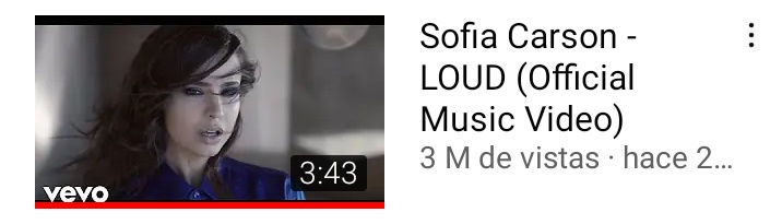 🚨 | LOUD 
¡ Llegó a 3millones en Youtube !
@sofiacarson felicidades ! 

Gracias por enseñarnos que fuimos #madetobeloud
