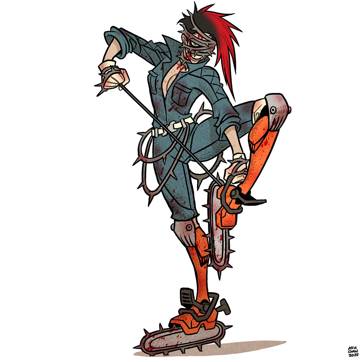 「Here comes a new challenger: Splinter Fa」|Afu Chanのイラスト