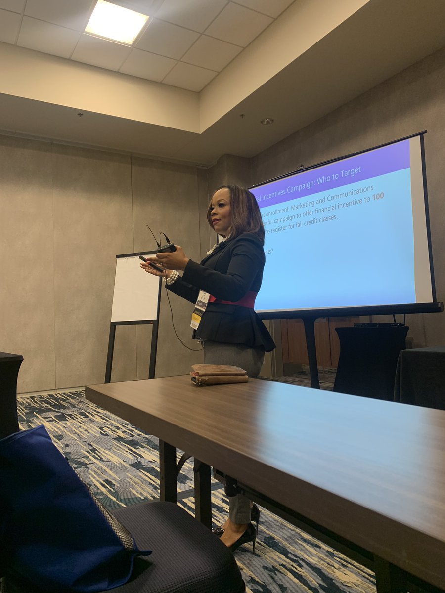 jeff_ebbing's tweet photo. @ToyaWebb tells a great story about providing financial incentives for new cc enrollments. #NCMPRignite #ccmarketing https://t.co/iKhEwdrutA